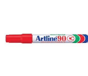 טוש ארטליין 90 אדום