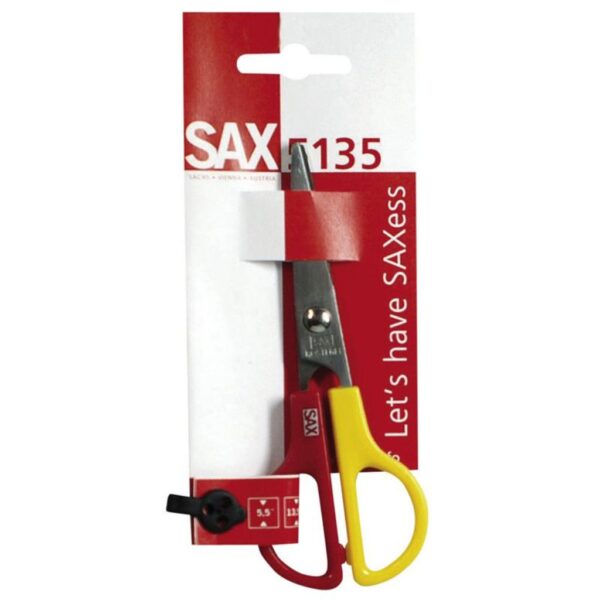 מספריים ידית צבעונית SAX 5135