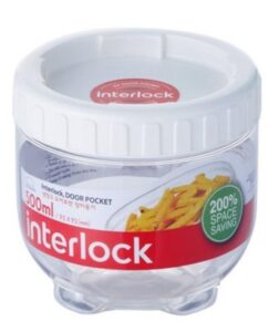 צנצנת פלסטיק אינטרלוק 500 מ"ל LOCK&LOCK