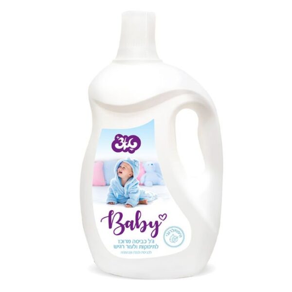 ג'ל כביסה מרוכז BABY לתינוקות ולעור רגיש 3 ל' טאצ'