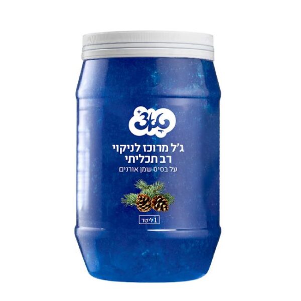 ג'ל אורנים מרוכז לניקוי רב תכליתי 1 ליטר טאצ'