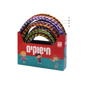 חישוקים צבעוניים במגוון גדלים