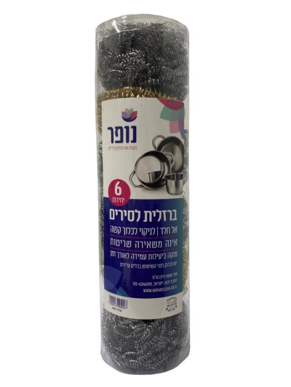 ברזלית לסירים אל חלד 6 יח'
