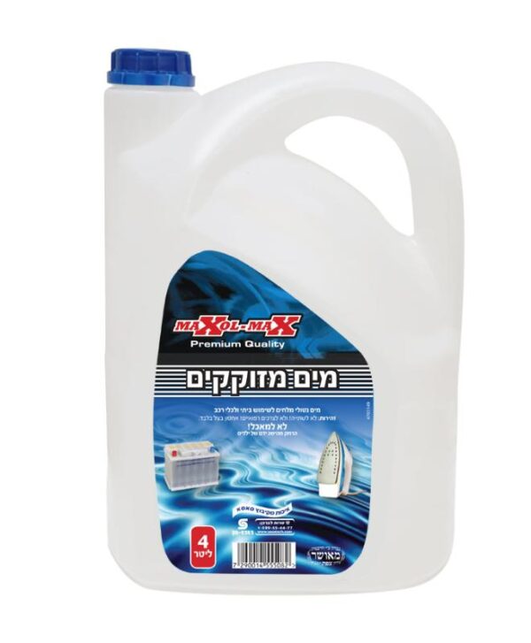 מים מזוקקים 4 ל'