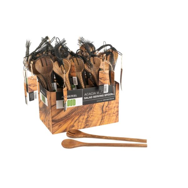 סט כפות הגשה ARCOSTEEL WOOD