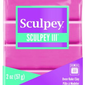 חימר פולימרי סקלפי ורוד סוכרייה 57 ג'