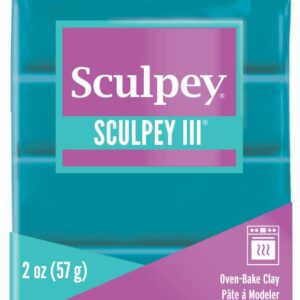 חימר פולימרי סקלפי כחול ירקרק 57 ג'