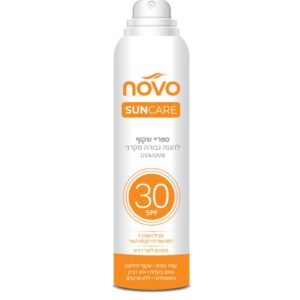 ספריי הגנה שקוף 30 SPF נובו סאן קייר