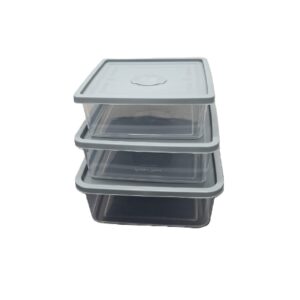 סט 3 קופסאות מרובעות