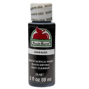 צבע אקריליק בצבע שחור