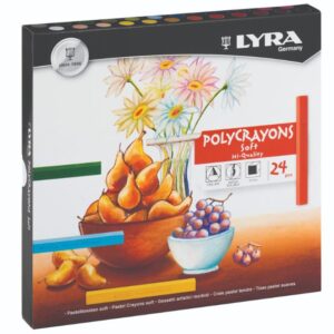 סט 24 צבעי פסטל רכים LYRA