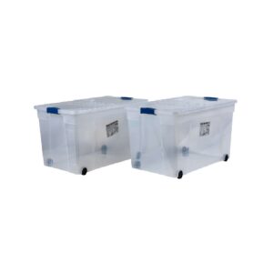 ארגז איחסון דניאל 120 ליטר + גלגלים