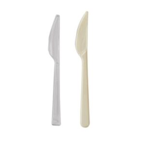 סכין פלסטיק עבה 50 יחידות