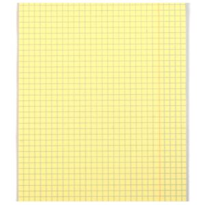 בלוק כתיבה משובץ A4 צהוב