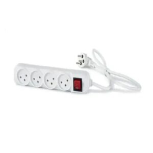 רב שקע 4 שקעים+ מפסק