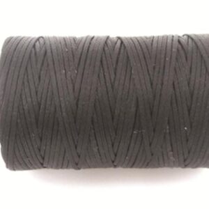 חוט שעווה שחור 50 מ' 0.8 מ"מ