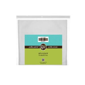 סט 25 שקיות צלופן+ פס סוגר