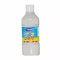 צבע גואש לבן 500 מ"ל אומגה