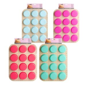 תבנית סיליקון 12 שקעים עגולים קשת