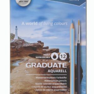 מארז עפרונות אקוורל גרדואייט 12 יח'
