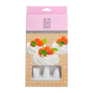 סט 12 שקיות זילוף חד"פ + 3 צנטרים