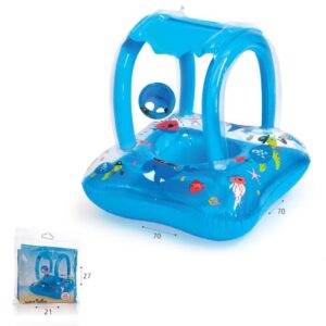 גלגל ים + גגון לתינוק 70 ס"מ