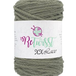 חוט מקרמה ירוק חאקי 250 ג' XXLACE