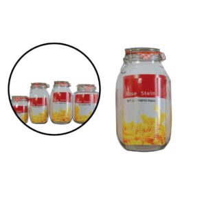 צנצנת זכוכית הרמטיקו 3.4 ליטר