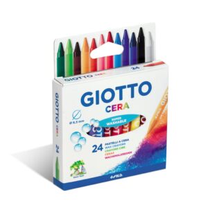 צבעי שעווה 24 יחידות גיאוטו GIOTTO