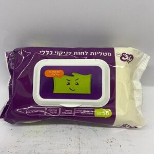 מטליות לחות לניקוי כללי 50 יח' טאצ'