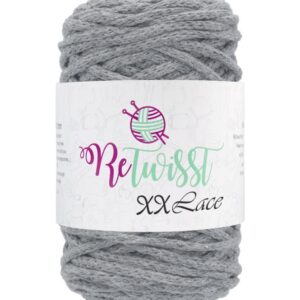 חוט מקרמה אפור 250 ג' XXLACE