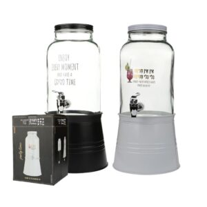 מיכל שתייה 5 ליטר עם בסיס וברז