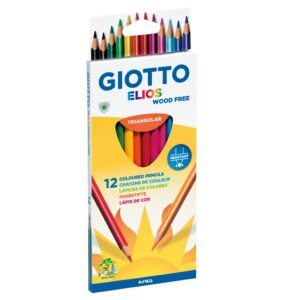 עפרונות צבעוניים 12 יחידות אליוס אקולוגי גיאוטו GIOTTO