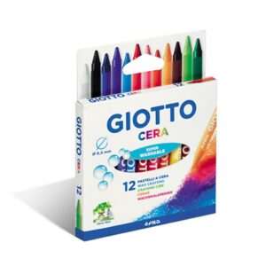 צבעי שעווה 12 יחידות גיאוטו GIOTTO