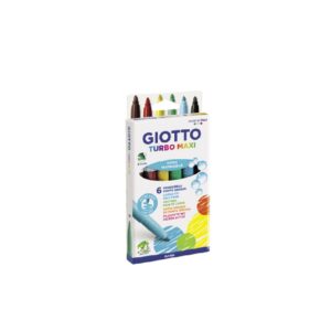 טושים עבים טורבו קולור מקסי 6 יחידות GIOTTO