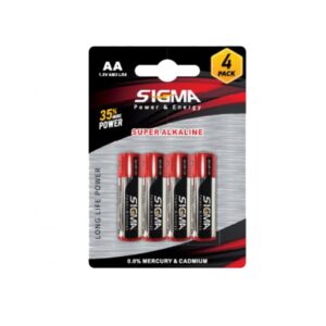 מארז 4 סוללות AA סיגמה
