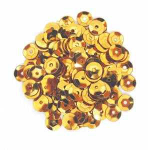 פייטים בצבע זהב מתכתי