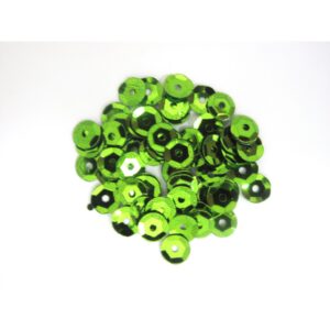 פייטים בצבע ירוק בהיר מתכתי