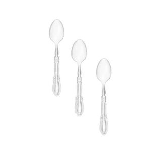 סט 10 כפיות דגם ורסאי שקוף