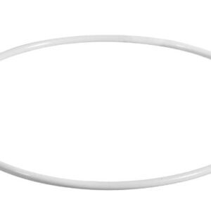 חישוק מתכת לבן 18 ס"מ