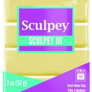 חימר פולימרי סקלפי צהוב לימונדה 57 ג'