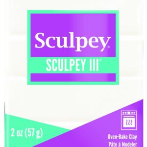 חימר פולימרי סקלפי לבן 57 ג'