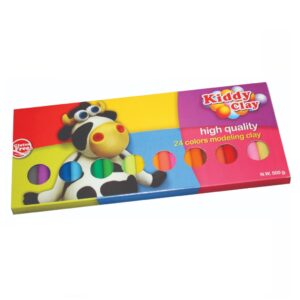 פלסטלינה 24 צבעים 500 גרם פלסטי קיד