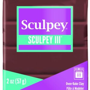 חימר פולימרי סקלפי חום שוקולד 57 ג'