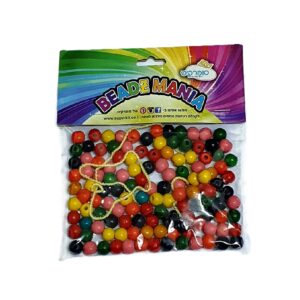 חרוזי עץ + חוט השחלה