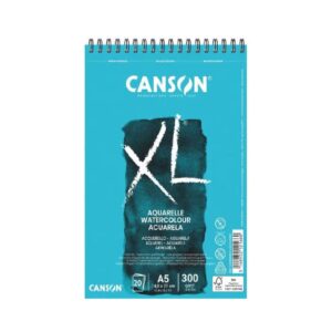 בלוק ציור A5 אקוורל ספירלה 20 דף CANSON