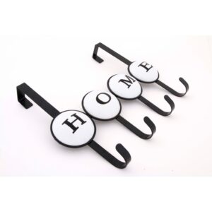 קולב לדלת שחור HOME