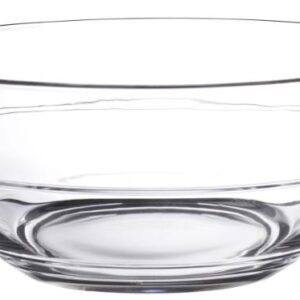 קערת זכוכית 450 מ"ל פס קליר בלינק