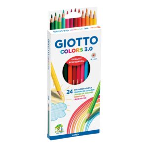 עפרונות צבעוניים 24 יחידות גיאוטו GIOTTO