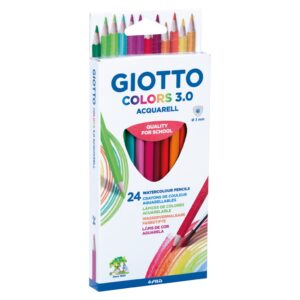 עפרונות אקוורל צבעוניים 24 יחידות גיאוטו GIOTTO